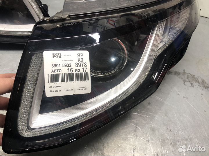 Фары передние Land rover range rover evoque 2017