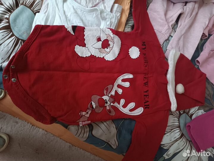 Огромный пакет вещей для девочки 74