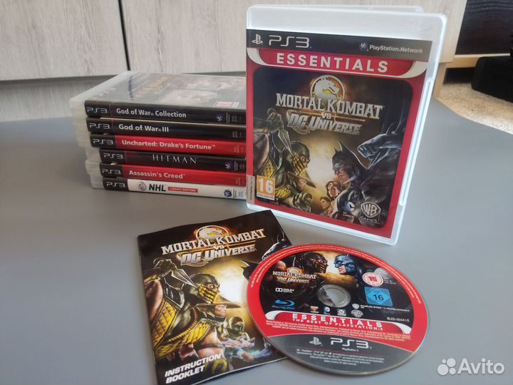 Mortal Kombat vs DC Universe PS3 диск