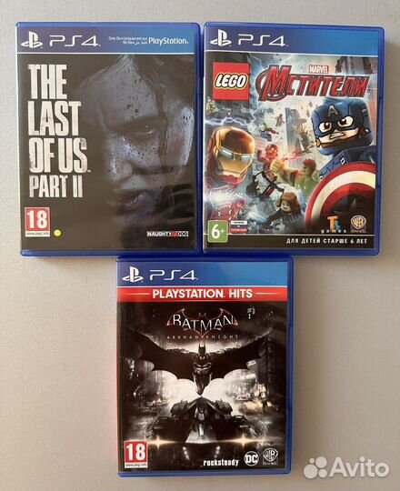 Игры на ps4 Lego Мстители,Batman,The last of us 2