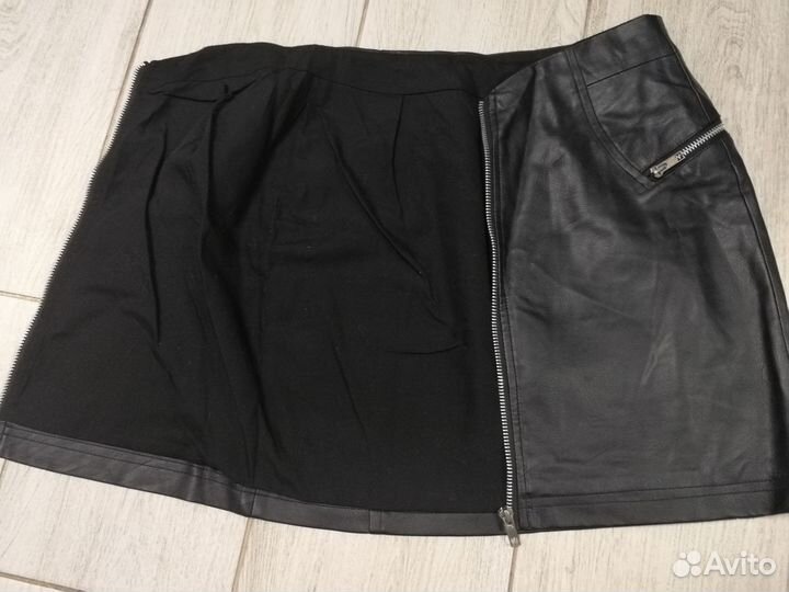 Кожаная юбка