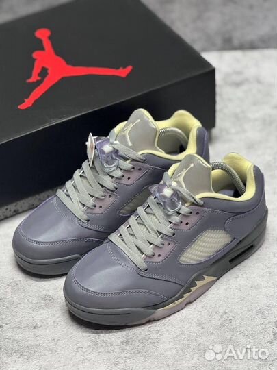 Кроссовки Nike PSG x Air Jordan 5 Low (Арт.57994)