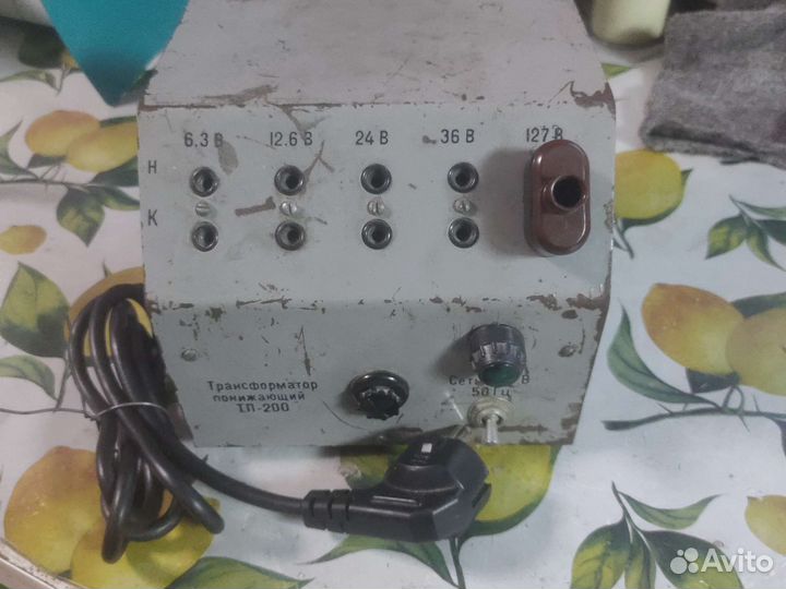 Трансформатор, понижающий тп-200