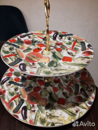 Ваза двухъярусная новая