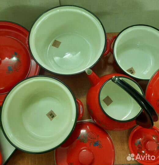 Набор Эмалированной Посуды СССР