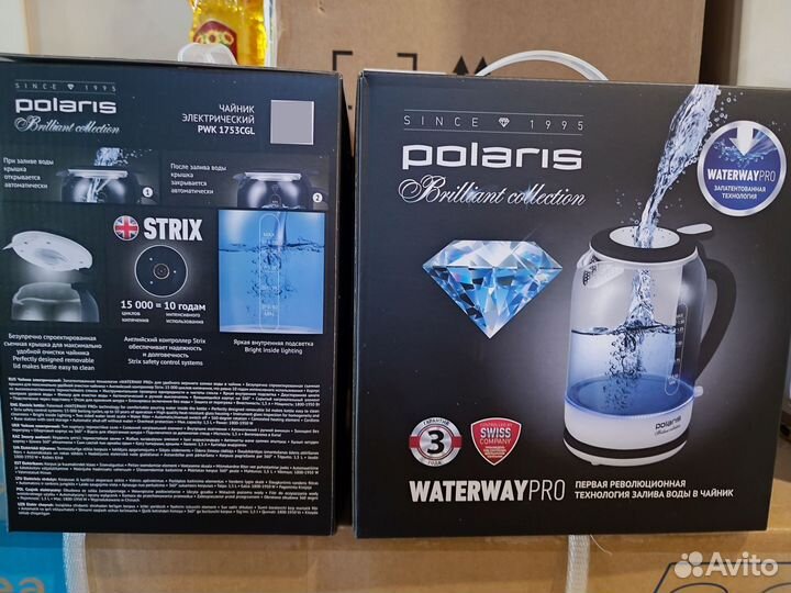 Чайник электрический polaris новый