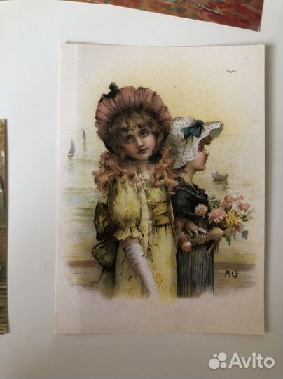 Винтажные открытки посткроссинг Англия 1990