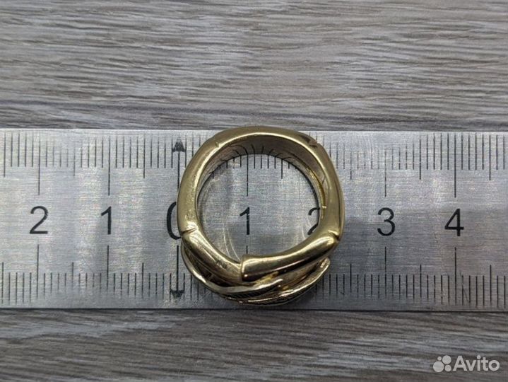 Золотое кольцо 585 пробы массой 10,82 грамма (17Р)