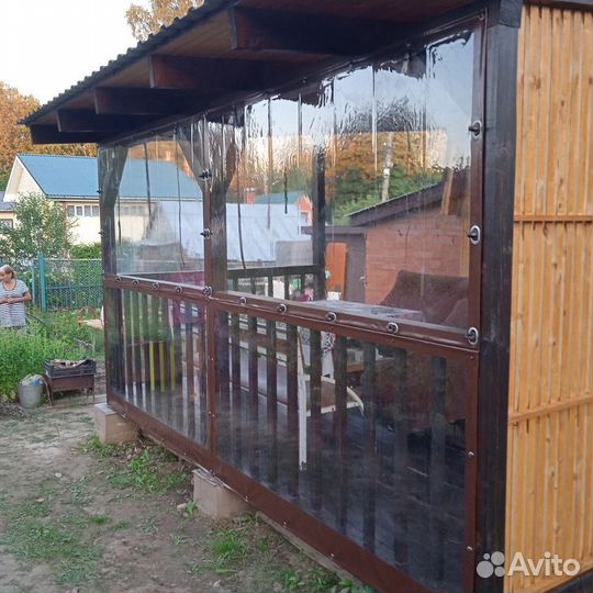 Мягкие окна для веранды