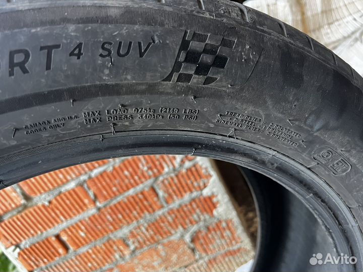 Michelin Pilot Sport 4 SUV 8/50 R19
