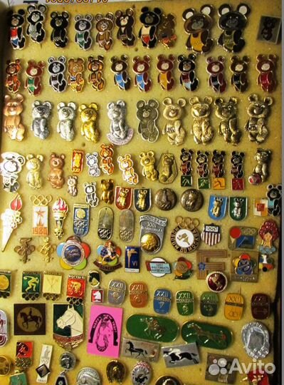 Значки олимпиада 1980