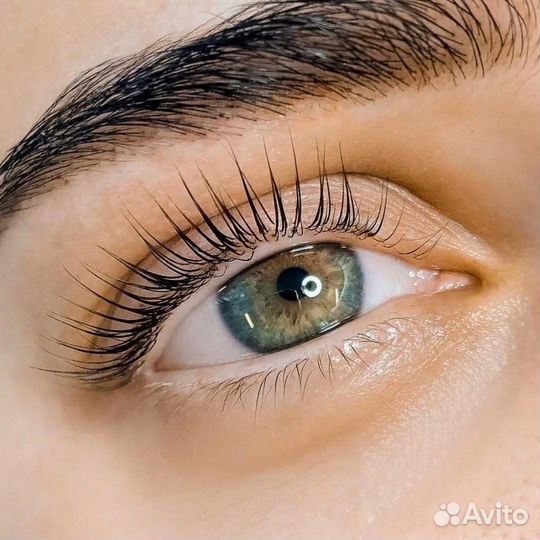 Ламинирование ресниц, бровей, оформление, окраш