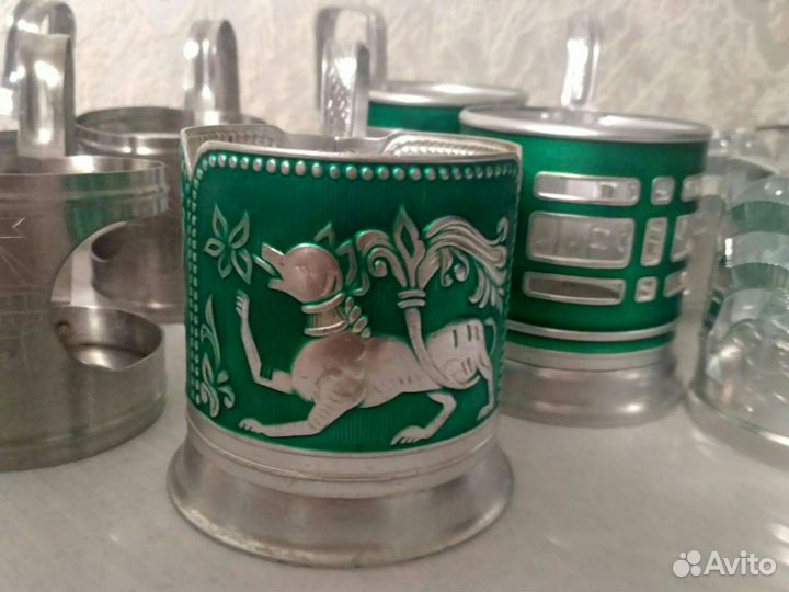 Подстаканники СССР алюминиевые