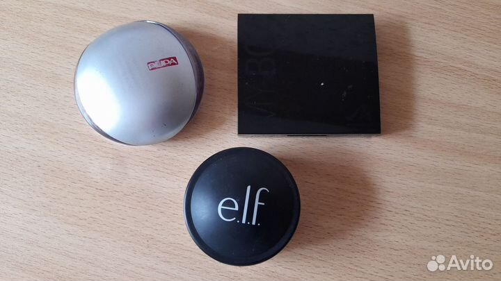 Пудра Pupa компакт и Elf метеориты б/у