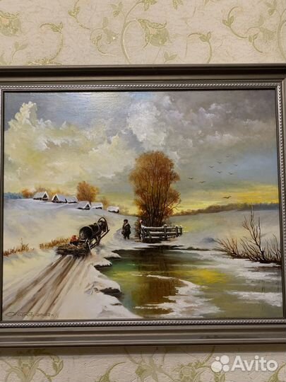 Картина маслом на холсте большая