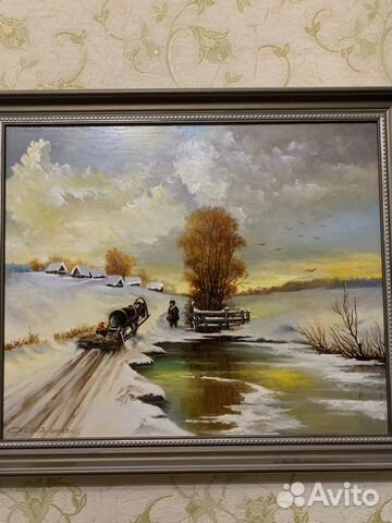 Картина маслом на холсте большая