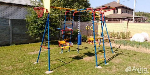 Комплекс детский Юный Атлет с двумя качелями