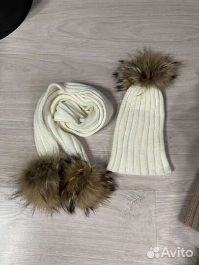 Комплект шапка и шарф