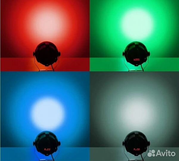 Светодиодный прожектор DMX 512, 12x3 Вт