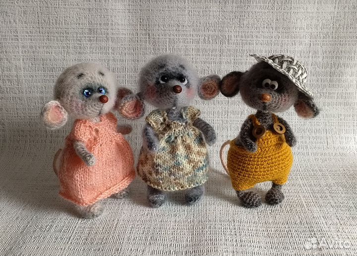 Вязаные игрушки ручной работы