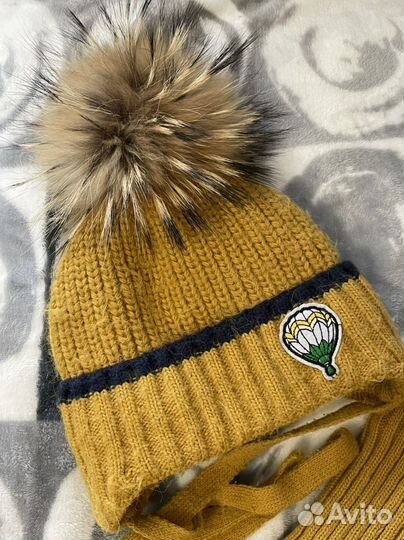 Шапка и снуд зимние детские