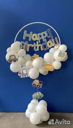 Воздушные шары фотозона на день рождения