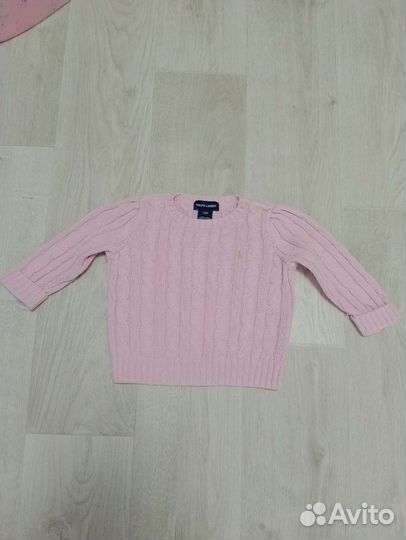 Ralph lauren джемпер 12m на девочку