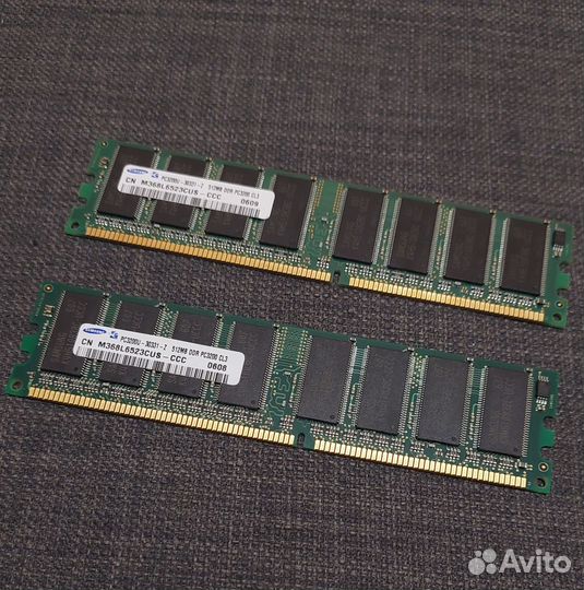 Оперативная память ddr1 512мб pc3200