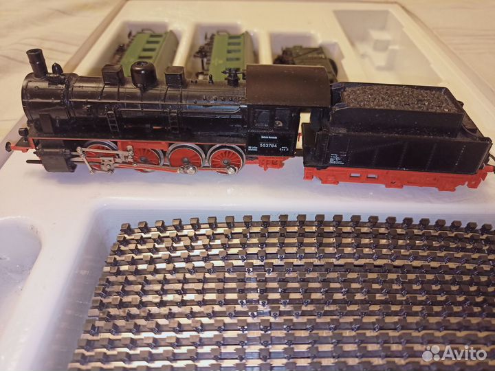 Железная дорога,набор Piko ГДР c паровозом BR55 H0