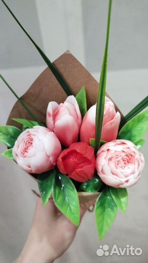 Мыльные букеты