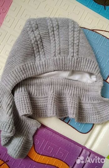 Шапка шлем журавлик