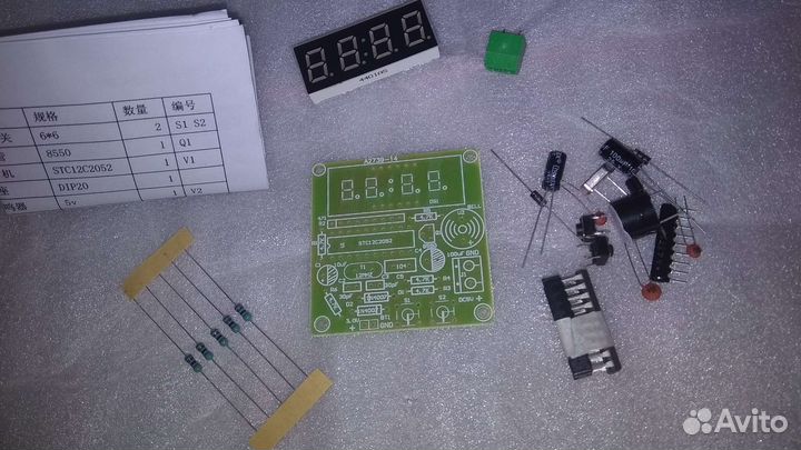 Конструктор набор часы diy kit