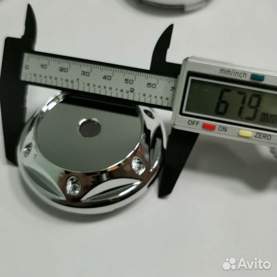 4шт колпак колеса 68/62мм хром