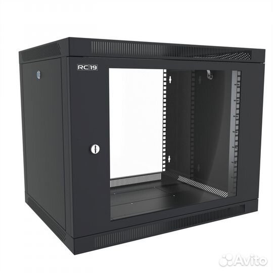 RC19 шрн-Э-6.45 G-BK Шкаф телекоммуникационный нас