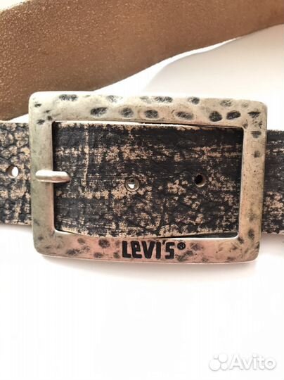 Кожаный ремень винтаж level’s