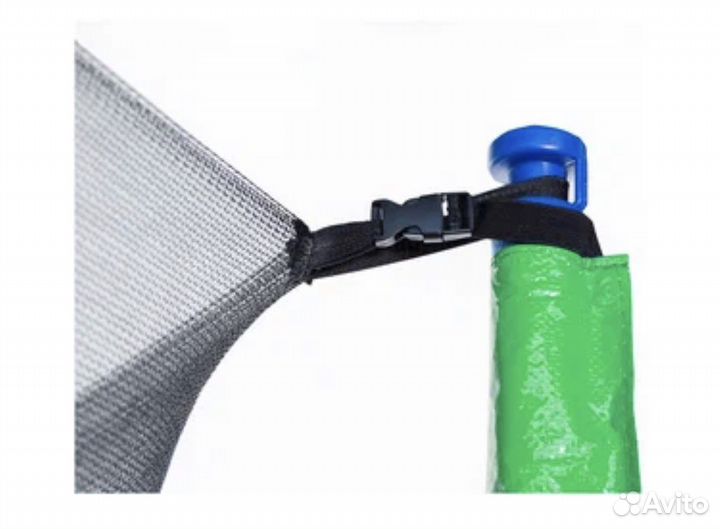 Батут 366/366/240 с лестницей и сеткой