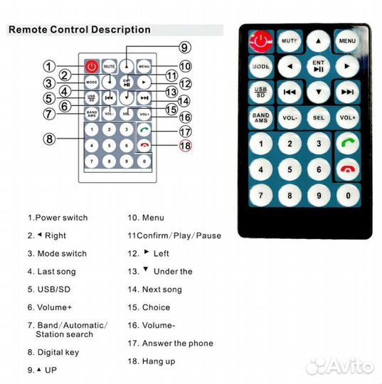 Магнитола MP5 7