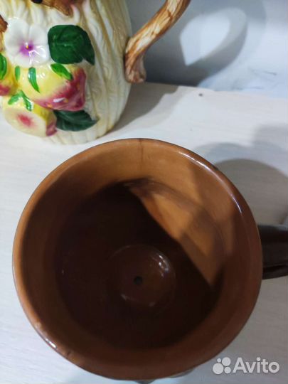 Керамический горшок для цветов бу