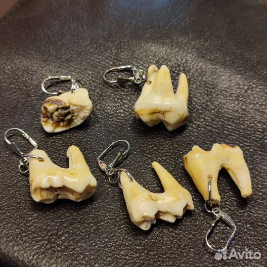 Сережки зуб