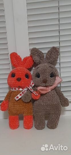 Мягкие игрушки вязанные