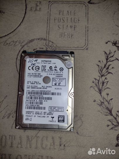 Жесткий диск Hitachi 500 гб 2.5 