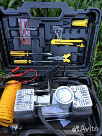Набор инструментов + Компрессор 2-х поршн.Новые