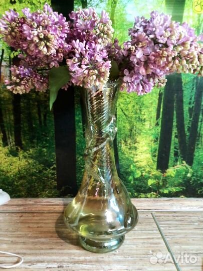 Фужеры, стопки, ваза- ракушка