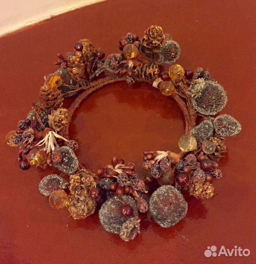 Новогодний венок украшение