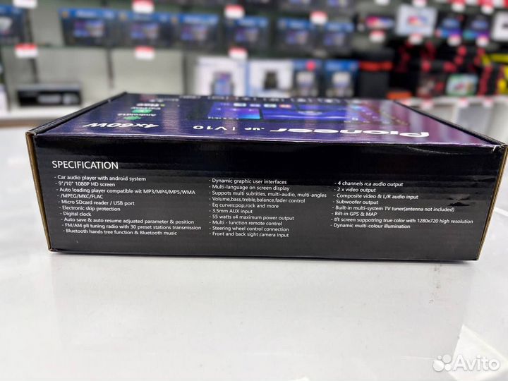 Магнитола на андроиде 9 дюймов pioneer 4/64 GB