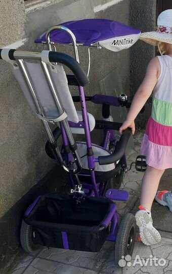 Трёхколёсный велосипед MiniTrike с надувными колёс