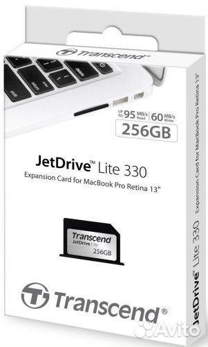 Карта SD Transcend JetDrive Lite 330 на 256GB