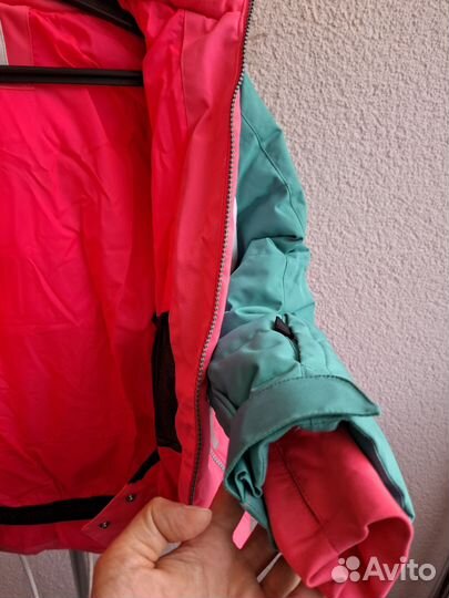 Зимний пуховик двойка для девочки 140