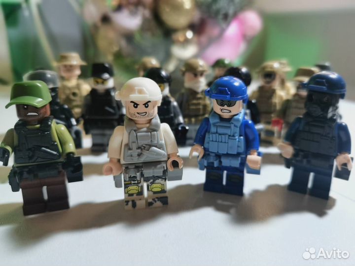 Lego фигурки солдатики