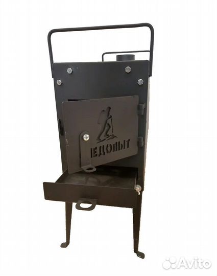 Печь походная дровяная средняя 